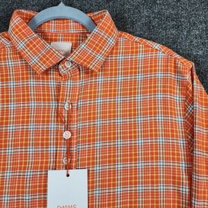 SWIMS Neath Flannel Mens Preppy Old Money Coastal Plaid Shirt Size L NWT